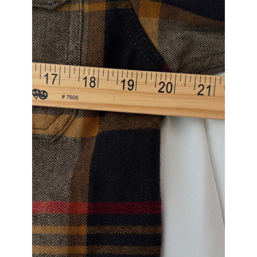 Orvis Men's Heavyweight Flannel Shirt Plaid Button Up Long Sleeve Size S NWT - Picture 14 of 15